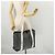 CHANEL Borsa Tote Nylon Grigio Argento CC Auth hk3544 Marrone - vista 22