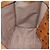 Borsa Tote Vicetos Logogram MCM in PVC Marrone Oro Auth BA10957 D'oro - vista 20