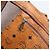 Borsa Tote Vicetos Logogram MCM in PVC Marrone Oro Auth BA10957 D'oro - vista 22
