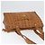 Borsa Tote Vicetos Logogram MCM in PVC Marrone Oro Auth BA10957 D'oro - vista 6