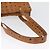 Borsa Tote Vicetos Logogram MCM in PVC Marrone Oro Auth BA10957 D'oro - vista 7