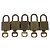 LOUIS VUITTON Set di 5 Lucchetti in metallo Oro LV Auth 167086 D'oro - vista 2