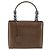 Borsa a mano Maris Pearl in pelle verniciata marrone e argento Christian Dior Auth ep13834 - vista 2