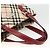 Bolsa de mão Burberry Nova Check Black label nylon prata bege Auth kk648 - vista 7