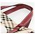 Bolsa de mão Burberry Nova Check Black label nylon prata bege Auth kk648 - vista 8