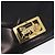 Borsa a spalla CÉLINE Carrozza in pelle nera e oro Auth BSZ366 Nero D'oro - vista 14