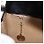 Borsa a spalla CÉLINE Carrozza in pelle nera e oro Auth BSZ366 Nero D'oro - vista 23