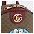 Gucci Zaino Doraemon Micro GG Supreme in PVC beige e oro 647816 Auth LNZ825SAM D'oro - vista 18