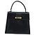 Borsa a mano Salvatore Ferragamo in pelle nera e oro Auth 173690 Nero D'oro - vista 2