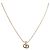 Collana Christian Dior metallo tono oro Auth BA11476