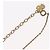 Collana Christian Dior metallo tono oro Auth BA11476 - vista 15