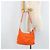 Borsa a Spalla PRADA in Nylon Arancione Argento Autentica ARZ293 - vista 24