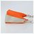 Borsa a Spalla PRADA in Nylon Arancione Argento Autentica ARZ293 - vista 3
