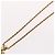 Collana Christian Dior in metallo dorato Auth BA11393 - vista 11