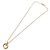Collana Christian Dior in metallo dorato Auth BA11393 - vista 9