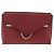 Chloé Borsa a spalla in pelle Chloe con catena rossa e oro Auth ka3046A Rosso D'oro - vista 2