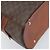 Céline CELINE Macadam Canvas Handtasche aus PVC-Leder in Braun und Gold Auth 174499 Golden - Ansicht 13