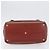 SAINT LAURENT Muse Borsa a Mano in Pelle Rossa Oro Auth BSZ046 Rosso D'oro - vista 9
