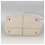Borsa a mano in pelle Salvatore Ferragamo 2 in 1 Bianco Argento Auth ka3096A - vista 11