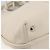 Borsa a mano in pelle Salvatore Ferragamo 2 in 1 Bianco Argento Auth ka3096A - vista 15