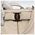 Borsa a mano in pelle Salvatore Ferragamo 2 in 1 Bianco Argento Auth ka3096A - vista 16