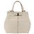 Borsa a mano in pelle Salvatore Ferragamo 2 in 1 Bianco Argento Auth ka3096A - vista 2