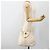 Borsa a mano in pelle Salvatore Ferragamo 2 in 1 Bianco Argento Auth ka3096A - vista 26