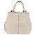 Borsa a mano in pelle Salvatore Ferragamo 2 in 1 Bianco Argento Auth ka3096A - vista 3