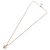 Collana Christian Dior metallo tono oro Auth BA11472 - vista 10