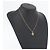 Collana Christian Dior metallo tono oro Auth BA11472 - vista 18