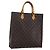 LOUIS VUITTON Sac Plat Monogram M51140 LV Auth 170062 Monogramme