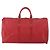 LOUIS VUITTON Epi Keepall 50 Borsa Boston Rossa M42967 LV Auth hk3568 Rosso - vista 13