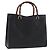 Borsa a mano in pelle Gucci Bamboo nera e oro 002 1186 0260 Auth ep13783 Nero D'oro