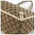 Borsa Tote Abbey GG Canvas Gucci Beige Oro 141472 Auth ARZ280 D'oro - vista 10
