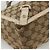 Borsa Tote Abbey GG Canvas Gucci Beige Oro 141472 Auth ARZ280 D'oro - vista 13