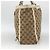 Borsa Tote Abbey GG Canvas Gucci Beige Oro 141472 Auth ARZ280 D'oro - vista 5