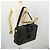 Borsa Boston PRADA in feltro grigio argento Auth 173489 Marrone - vista 27