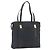 Borsa Boston in tela a nido d'ape Christian Dior blu navy Auth BSZ020
