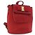 Zaino Vala in suede rosso e oro Auth BA11218 di Salvatore Ferragamo D'oro