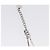 Collana Christian Dior metallo Argento Auth BA11470 - vista 10