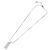 Collana Christian Dior metallo Argento Auth BA11470 - vista 12