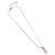 Collana Christian Dior metallo Argento Auth BA11470 - vista 2