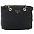 Borsa a Spalla con Catena Prada in Nylon Oro Nero Auth bs34054 D'oro - vista 13
