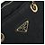 Borsa a Spalla con Catena Prada in Nylon Oro Nero Auth bs34054 D'oro - vista 17