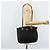 Borsa a Spalla con Catena Prada in Nylon Oro Nero Auth bs34054 D'oro - vista 23