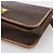 Céline Borsa a Spalla in Tela Macadam CELINE in Pelle PVC Marrone Oro Auth 170071 D'oro - vista 10