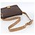 Céline Borsa a Spalla in Tela Macadam CELINE in Pelle PVC Marrone Oro Auth 170071 D'oro - vista 7