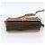 Céline Borsa a Spalla in Tela Macadam CELINE in Pelle PVC Marrone Oro Auth 170071 D'oro - vista 9