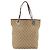 Gucci Borsa Tote GG in Canvas Beige Argento 120836 Auth BSZ011 - vista 3