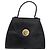 Bolsa de mão GIVENCHY em couro preto e dourado Auth BSZ372 - vista 2